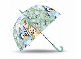 Kids Euroswan Modrý průhledný manuální deštník