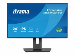 Iiyama Prolite XB2492HSU-B1 (60.5 cm (24 Zoll), schwarz (matt), FullHD, IPS, HDMI, DP, USB-Hub, Verstellbarer Standfuß, 120Hz Panel)