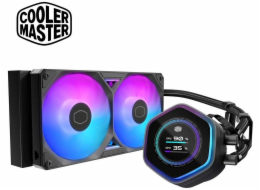 Cooler Master vodní chladič MasterLiquid Atmos II LCD 240, 2x120mm, LGA1851, AM5, černá