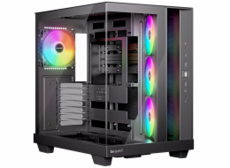 Be quiet! skříň LIGHT BASE 500 LX / MidT / 4x120mm ARGB fans / 2 x USB 3.2 / USB-C / panoramatická / černá