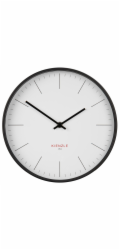 KIENZLE DCF Funk-Wanduhr Modern weiß, 25 cm