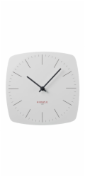 KIENZLE DCF Radio-Controlled Wall Clock Modern 24.8 cm white