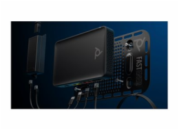 HP Poly Studio G62 - Bez napájecího kabelu - videokonferencní systém - certifikováno pro Microsoft Teams, Certifikováno pro Poly Video - cerná - kompatibilní s TAA - s PoE+ Adapter - power adapter inc
