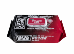Profi čisticí ubrousky ULTRAGRIME® POWER SCRUB 80ks XXL