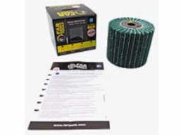 Fartools Kartáč ze syntetických vláken G240 a klapky G120 Průměr 120 MM, otvor 20 MM, tloušťka 100 MM,  110863