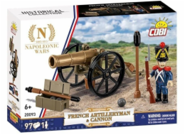 Cobi Klocki Francouzský dělostřelec s kanónem 97 kusů