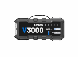 TOPDON Car Jump Starter V3000/3000A/12V vozidla/24000mAh/9l benzín/7l diesel/LED světlo |