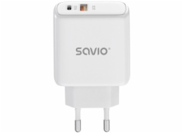 Savio LA-12 nabíječka na PDA/mobilní telefon Univerzální Bílá AC Rychlé nabíjení Vnitřní