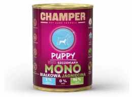CHAMPER Puppy Monoprotein Lamb - vlhké krmivo pro psy - 400g