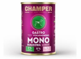 CHAMPER Gastro Monoprotein Salmon - vlhké krmivo pro psy - 400g