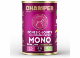 CHAMPER Bones & Joints Monoprotein Lamb - vlhké krmivo pro psy - 400g