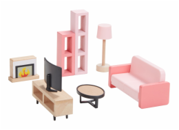 2Kids Toys Sada nábytku s rodinou 5 v 1