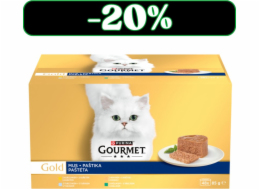 PURINA GOURMET GOLD Mus Mix smaków 48x85g