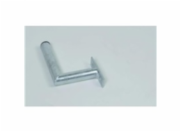 Držák antény na zeď, žárový zinek, délka 15cm, výška 20cm