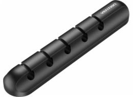 Vention KBRB0 organizér kabelů Univerzální Držák na kabely Černá 1 kusů