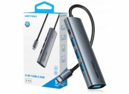 Hub 5v1 USB-C 3.0 Vention 0.15m