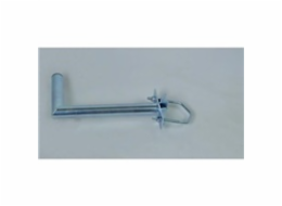 Držák antény na balkón s vinklem, galvanický zinek, délka 35cm