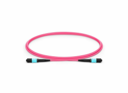 XtendLan FO patch MPO(f)-MPO(f), 1m, OM4, 12/12, kabel kulatý 3mm, křížený (Type B)