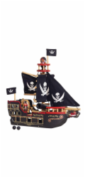 Hračka Le Toy Van Pirátská loď Barbarossa