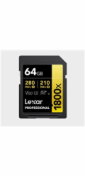 Karta Lexar Professional 1800x SDXC 64 GB Class 10 UHS-II/U3 V60 (LSD1800064G-BNNNG)
