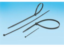 Onnline UV stahovací pásky online 165x2,5mm 100ks černé CV-165MW