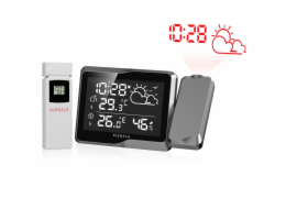 KIENZLE Funk DCF Wetterstation mit Wand-Projektion