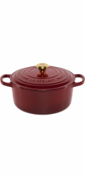 Le Creuset Signature Bräter rund 22 cm rot