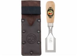 Kirschen Kurzbeitel in Leder- holster, 35 mm