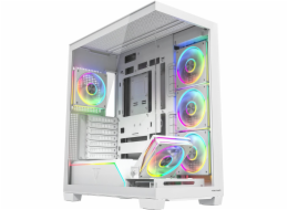 Počítačová skříň MODECOM VOLCANO STELLAR PLUS ARGB MIDI 5F Bílá
