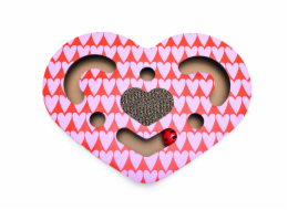 Beeztees Škrabadlo pro kočky Love 40x30cm
