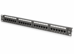 Digitus patch panel CAT 6, třída E, nestíněný