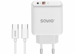 Savio LA-13 nabíječka na PDA/mobilní telefon Univerzální Bílá AC Rychlé nabíjení Vnitřní