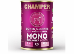 CHAMPER Bones & Joints Monoprotein Salmon - vlhké krmivo pro psy - 400g