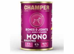 CHAMPER Bones & Joints Monoprotein Beef - vlhké krmivo pro psy - 400g