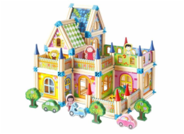 Stavebnice 2Kids Toys Dřevěná, Zámek barevný