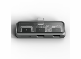 Satechi USB-C PD Mobile XR Hub & MicroSD Card Reader space grey