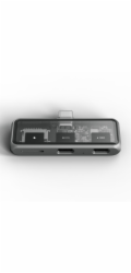 Satechi USB-C PD Mobile XR Hub & MicroSD Card Reader space grey