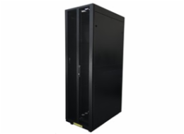LEXI-Net 19" stojanový rozvaděč 42U 800x1000 rozebiratelný, kolečka, 1000kg, perforované dveře, černý