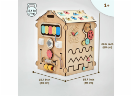 BusyKids Activity board Domeček přírodní