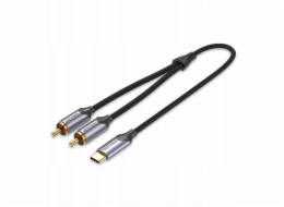 Kabel Audio Vention USB-C na 2RCA męski 1m