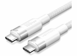 USB-C kabel na C Vention USB 3.2 5A 10Gbps 1m WH