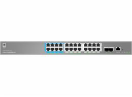 Grandstream GWN7803PH Pro L2++, Managed switch, 24x 1Gb RJ45, PoE, SFP+