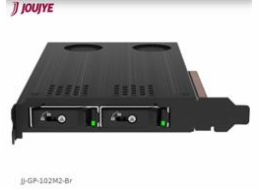 Jou Jye  JJ-GP-102M2-Br M.2 NVMe PCIe Adapter for 2 x M.2NVMe SSD