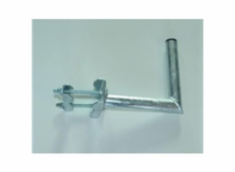 Držák antény na stožár mini, žárový zinek, délka 20cm