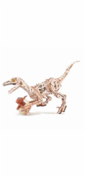 RoboTime 3D dřevěná mechanická skládačka Velociraptor