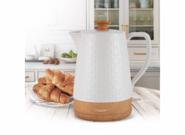 Maestro MR-076 elektrická konvice 1,8 l 1800 W Bílá, Dřevo
