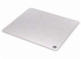 Endorfy podložka pod myš Stoneflow White L / 450x400x3 / voděodolná / obšitá / gumová spodní vrstva / bílý kámen