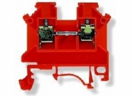 WAGO 3-WIRE Rail Connector 2,5mm2 červená (280-653)