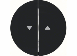 Berker Double Key se Symbol Arrow R.1/R.3 Black (16252045)