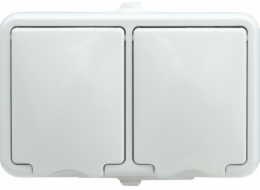 Kos Hydro Line Double Hermetic Nest Z/U 16A IP44 s FLAP FULL (120436)